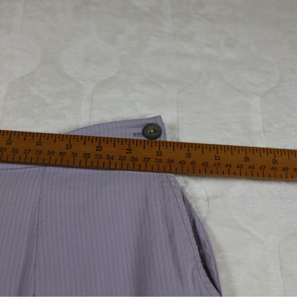 FLAX Lilac Cotton Rayon Pants S Relaxed Minimalist Boho Spring Summer Coastal - Picture 7 of 12